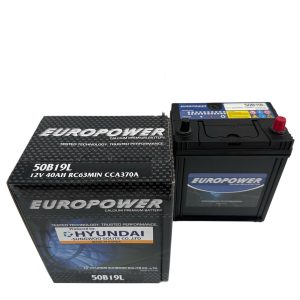 Ắc quy Hyundai Europower 50B19L (12V-40AH)