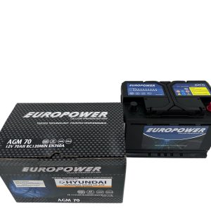 Ắc quy Hyundai Europower AGM70  (12V-70AH)